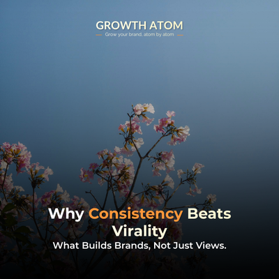 Consistency isn't your enemy, Time is | Why Consistency beats virality in Digital Marketing | Brand building tips